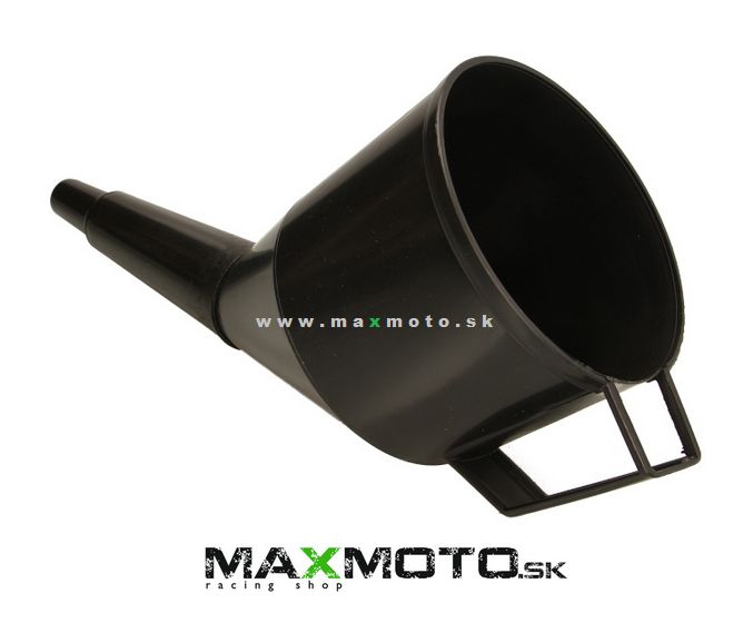 Plastový lievik so sitkom, skosený